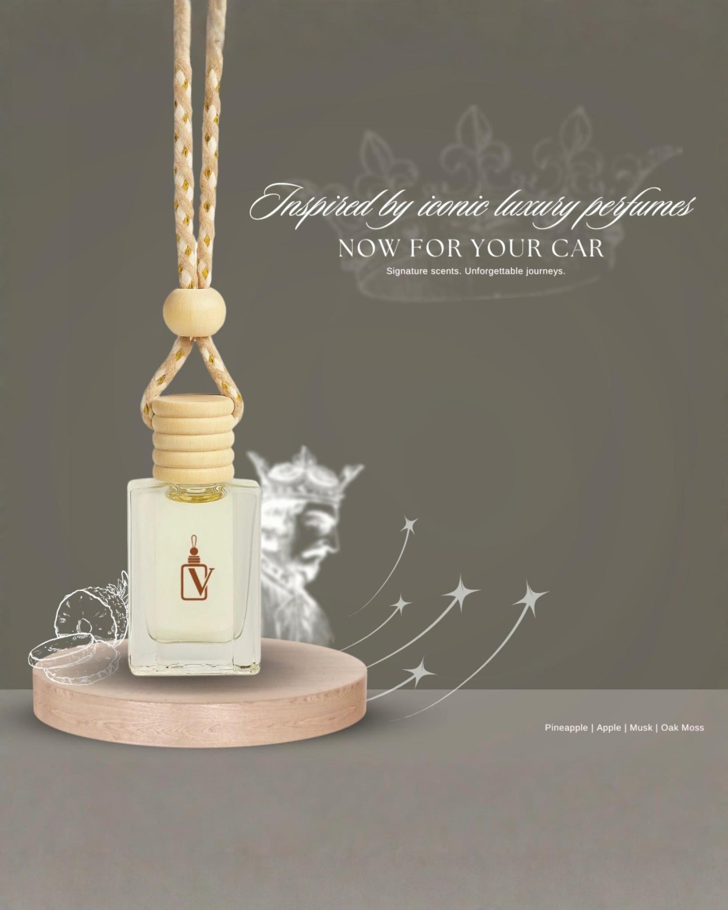 Uncrowned King - The Porsche Of Car Perfumes - Long Lasting Musk