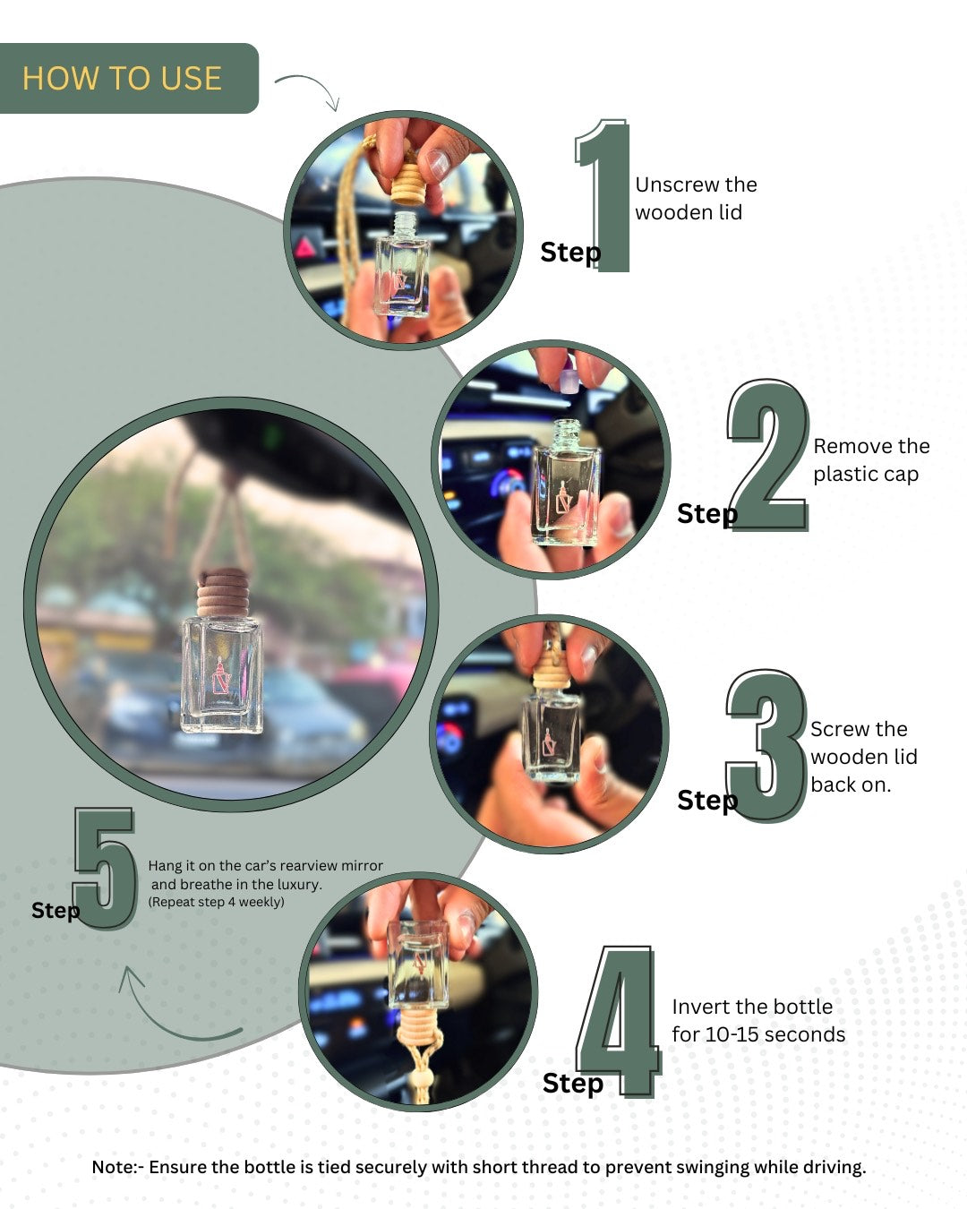 Arabian Mist - The Rolls Royce Of Car Perfumes - Luxurious Saffron